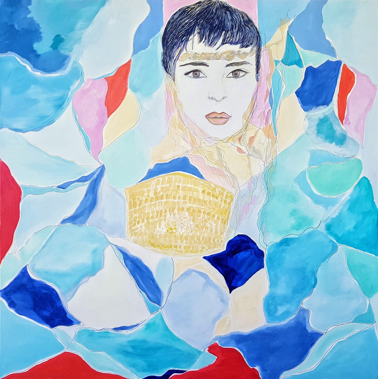 Gemälde von Audrey Hepburn