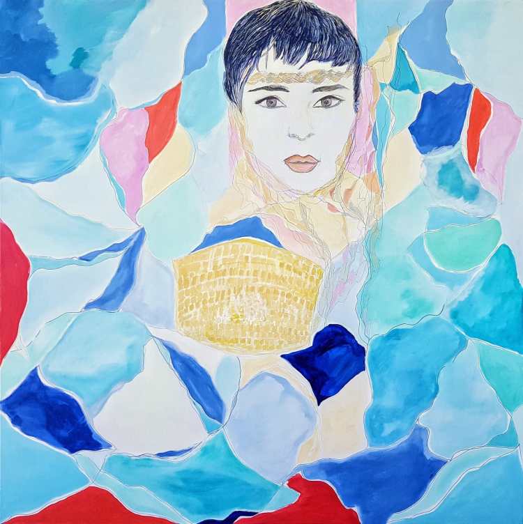 Gemälde von Audrey Hepburn